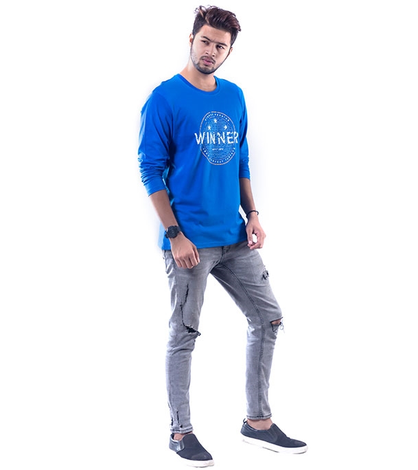 Buy Men's Long Sleeve T-Shirt WR19-MLST-77 Online at Best Price