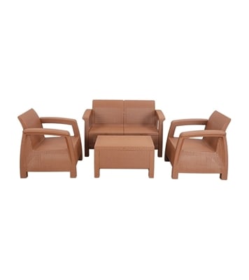 Picture of Caino Sofa 4 Pcs Set W O Foam Eagle Brown