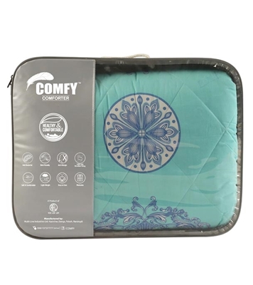 Buy Comfy Comforter Double 233cm x 208cm(Premium Blue) Q-112 Online
