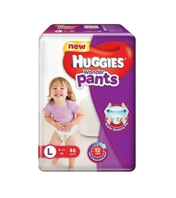 Buy Huggies Wonder Pants Large 46 (9-14 kg) Online