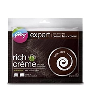 Buy Godrej exp. Cre Hair Colour N.blk 20g+20m Online