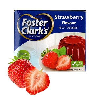 Buy Foster Clarks Jelly Crystal Pdr 85g Strawberry Online