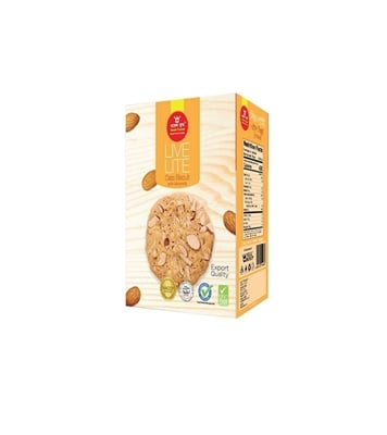 Buy Well Food Lite Oats Almond Biscuits 180gm Online