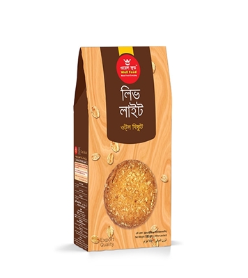 Buy Well Food Live Lite Oats Biscuits 180gm Online