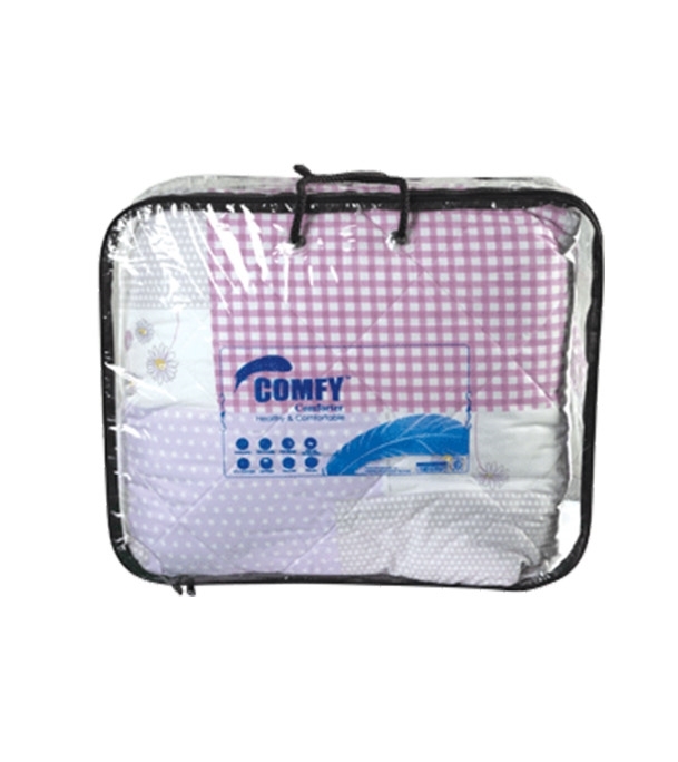 Buy Comfy Comforter Double Silver White Q-103 Online