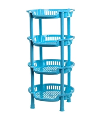 Buy 4 Step Round Rack SM Blue Online