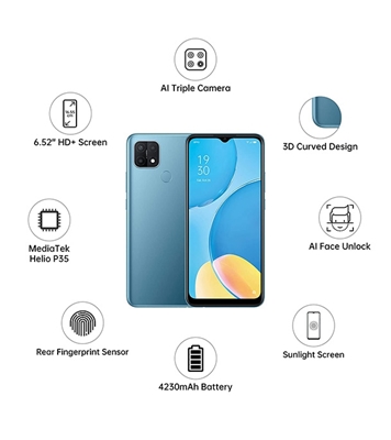 Buy Oppo A15 3GB 32GB Mystery Blue Online