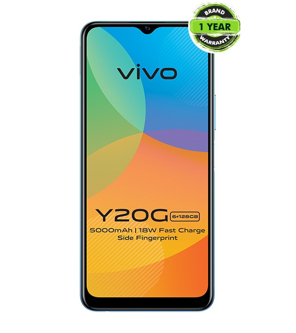 Buy vivo Y20G 6GB 128GB Purist Blue Online 