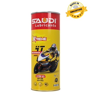 Buy Saudi Extreme 4T 20W40 API SN JASO MA2 TIN 1 LTR Online