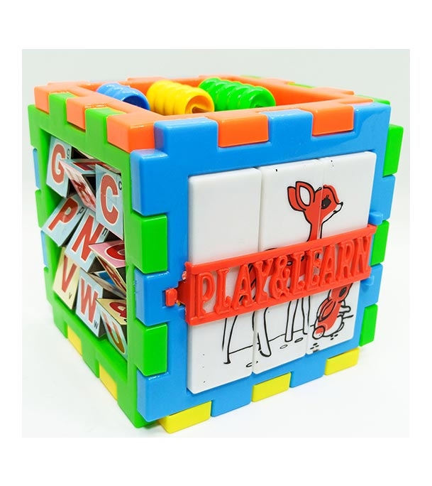 Buy Kid's Animal Alphabet Shape Cube Intellectual Building Blocks Box