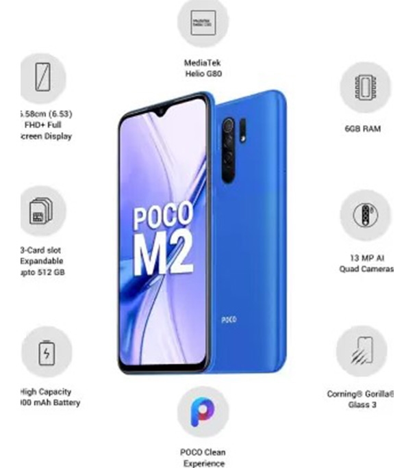 Buy Xiaomi POCO M2 6GB 64GB Blue Online