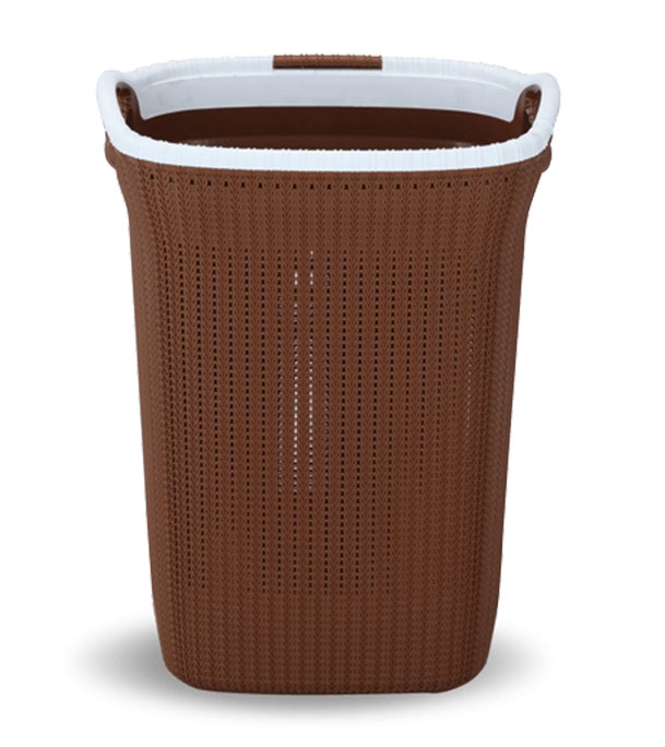Picture of Cane Laundry Basket Oval- Eagle Brown