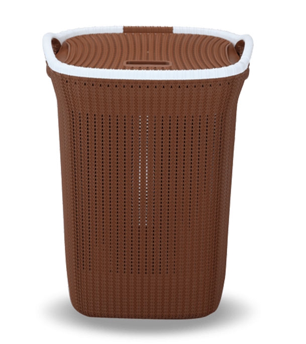 Picture of Cane Laundry Basket Oval- Eagle Brown