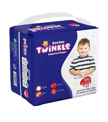 Buy Savlon Twinkle Baby Pant Diaper Extra Extra Large 24 14-25 Kg Online