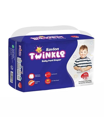 Buy Savlon Twinkle Baby Pant Diaper Extra Extra Large 34 14-25 Kg Online
