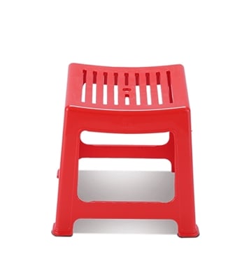 Timber Stool Medium Red