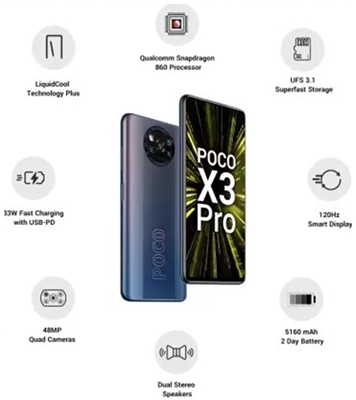 Buy POCO X3 Pro 8GB 128GB Black Online