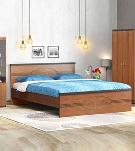 Regal Flores Laminated Board Double Bed Regal Flores Laminated Board Double Bed