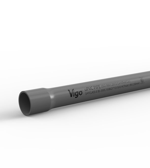 Buy Vigo uPVC Conduit Pipe 1.25"X10' Electric Socket Gray Online