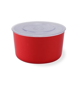 Mina Container Medium White & Red Mina Container Medium White & Red