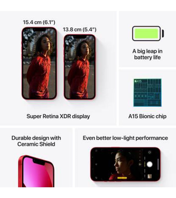 Buy Apple iPhone 13 256GB Mini Red online at Best Price