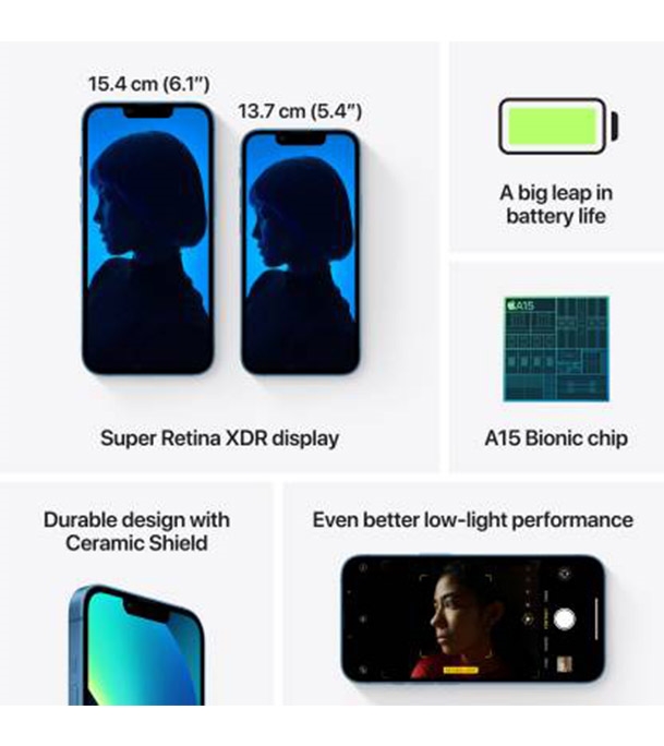 Buy Apple iPhone 13 256GB Mini Blue online at Best Price