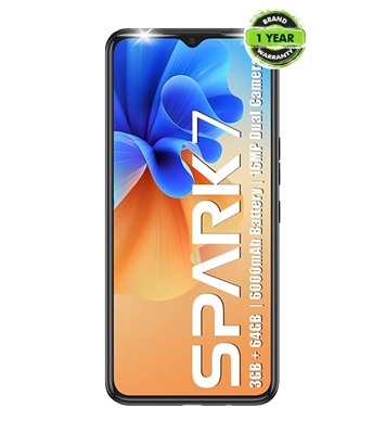 Buy Tecno Spark 7 3GB 64GB Magnet Black Online at Best Price