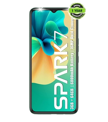 Buy Tecno Spark 7 3GB 64GB Spruce Green Online at Best Price