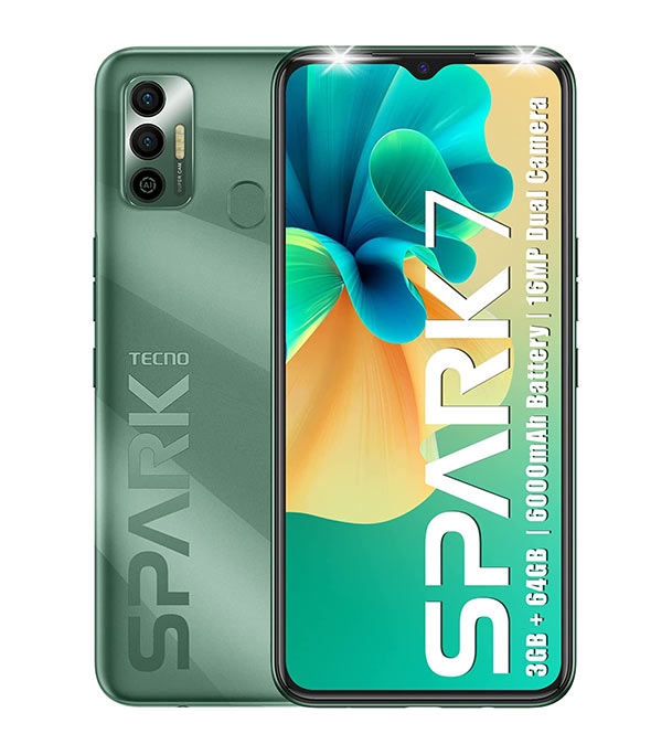Buy Tecno Spark 7 3GB 64GB Spruce Green Online at Best Price