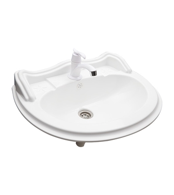 Buy Deluxe Plastic Basin (White) Online at Best Price