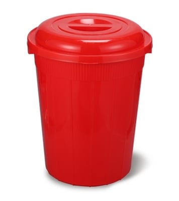Drum Bucket With Lid 40L Red at Best Price in Bangladesh