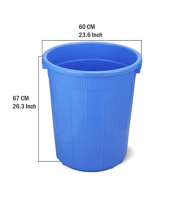 Picture of Drum Bucket With Lid 90L SM Blue