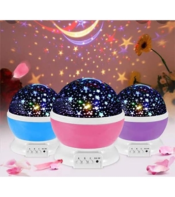 Super Rotating Starry Sky Light Romantic Colorful Rotating Starry Night Lights Projector at Best Price in Bangladesh