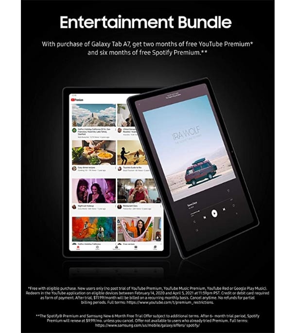 Buy Samsung Galaxy Tab A7 10.4 2020 3GB 32GB Gray Online at Best Price