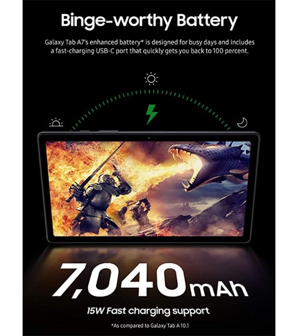 Buy Samsung Galaxy Tab A7 10.4 2020 3GB 32GB Silver Online at Best Price