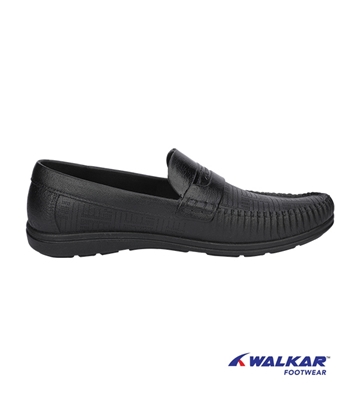 Buy Walkar Men’s Waterproof Moccasin Shoe Black Online at Best Price