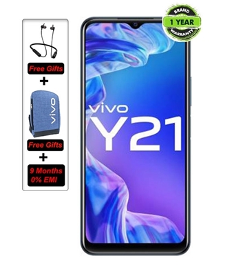 Picture of vivo Y21 4GB 64GB Metallic Blue