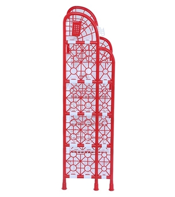 Popular Kitchen Rack 5 Step - Red 