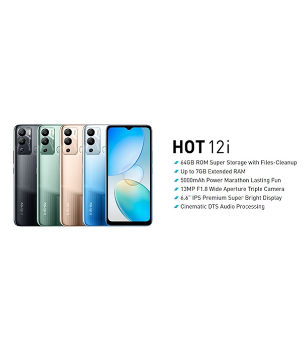 Picture of Infinix Hot 12i 4GB 64GB Horizon Blue
