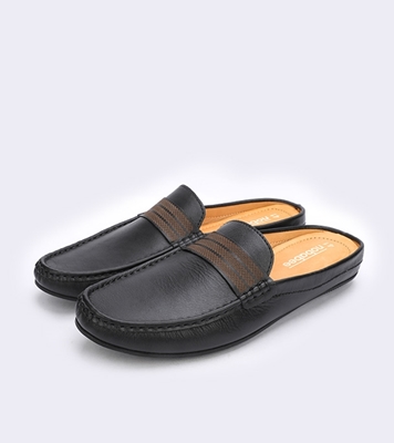 Buy Men's Nobabee Moccasin Half Shoe Black at Best Price In Bangladesh
