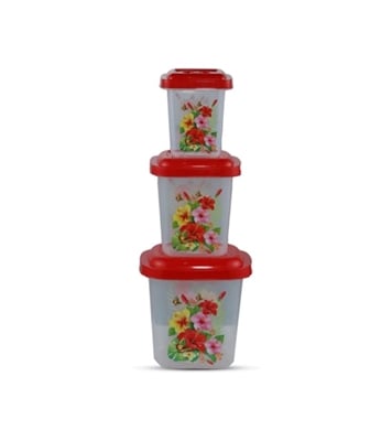 Buy Diamond Container 3 Pcs Set (3,6,10L) Trans Online at Best Price