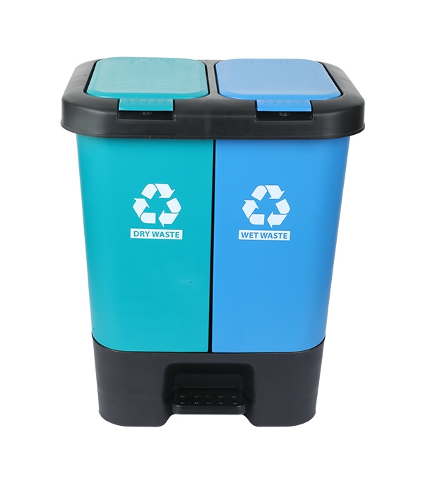 Buy Twin Paddle Bin 20L Tulip Green 