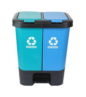 Buy Twin Paddle Bin 20L Tulip Green 