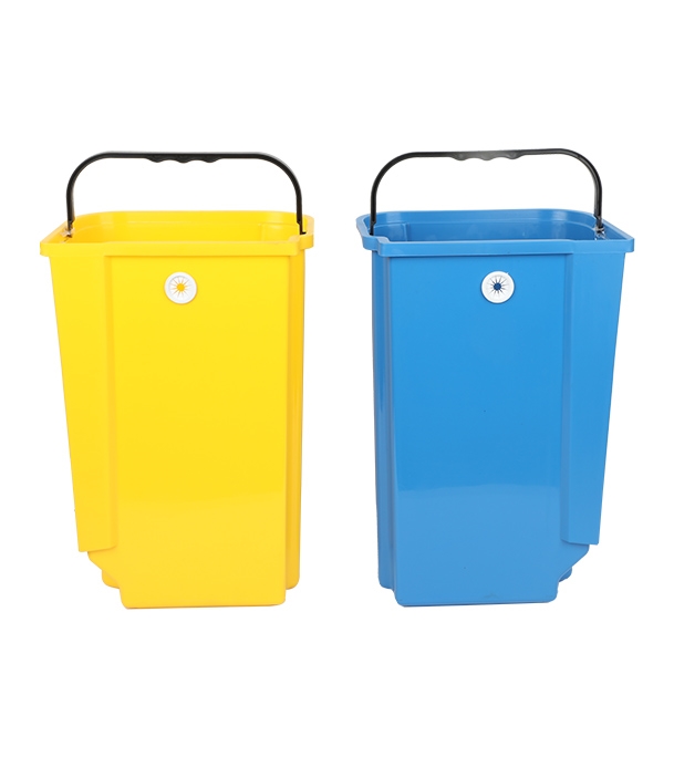 Buy Twin Paddle Bin 20L Yellow 