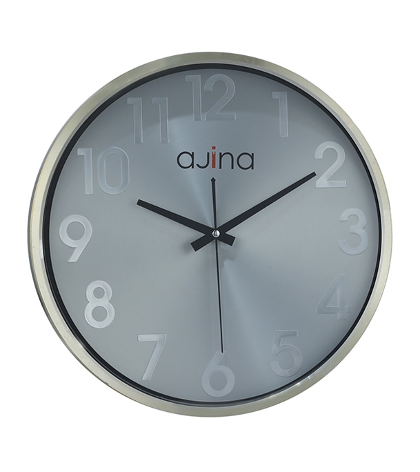 Buy Deluxe Wall Clock Round W/O Digit Golden Online at Best Price