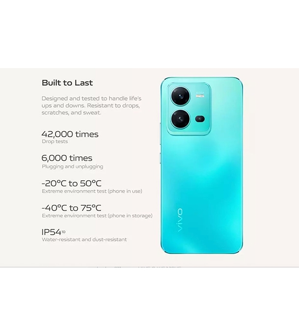 Picture of vivo V25 With 8GB RAM + Extended 8GB And ROM 256GB Aquamarine Blue