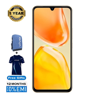 Picture of vivo V25 With 8GB RAM + Extended 8GB And ROM 256GB- Sunrise Gold