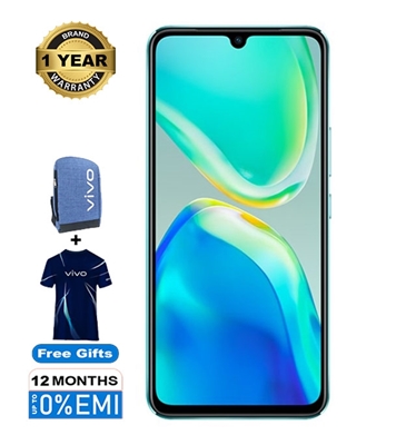 Picture of vivo V25 With 8GB RAM + Extended 8GB And ROM 256GB Aquamarine Blue