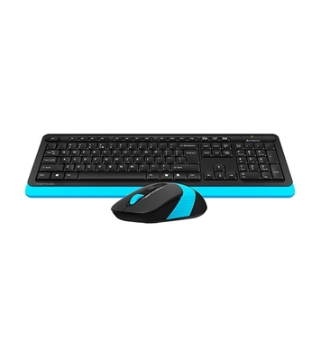 Picture of A4TECH FG1010 FSTYLER 2.4G Wireless Bangla Keyboard With FG10 Wireless Mouse Blue