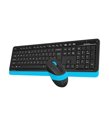 Picture of A4TECH FG1010 FSTYLER 2.4G Wireless Bangla Keyboard With FG10 Wireless Mouse Blue
